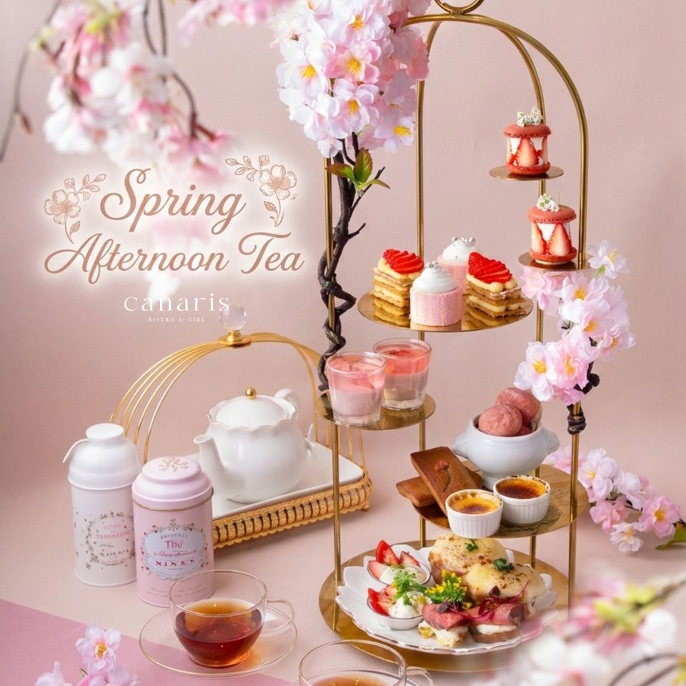 3/16~ ☆13:00 이후/평일 한정 런치 코스☆【”strawberry chocolate”의 천공눈 티 첨부 런치 코스】프렌치의 여운을 그대로, 느긋하게 보내는 티 타임까지♪수량・동계 한정 판매