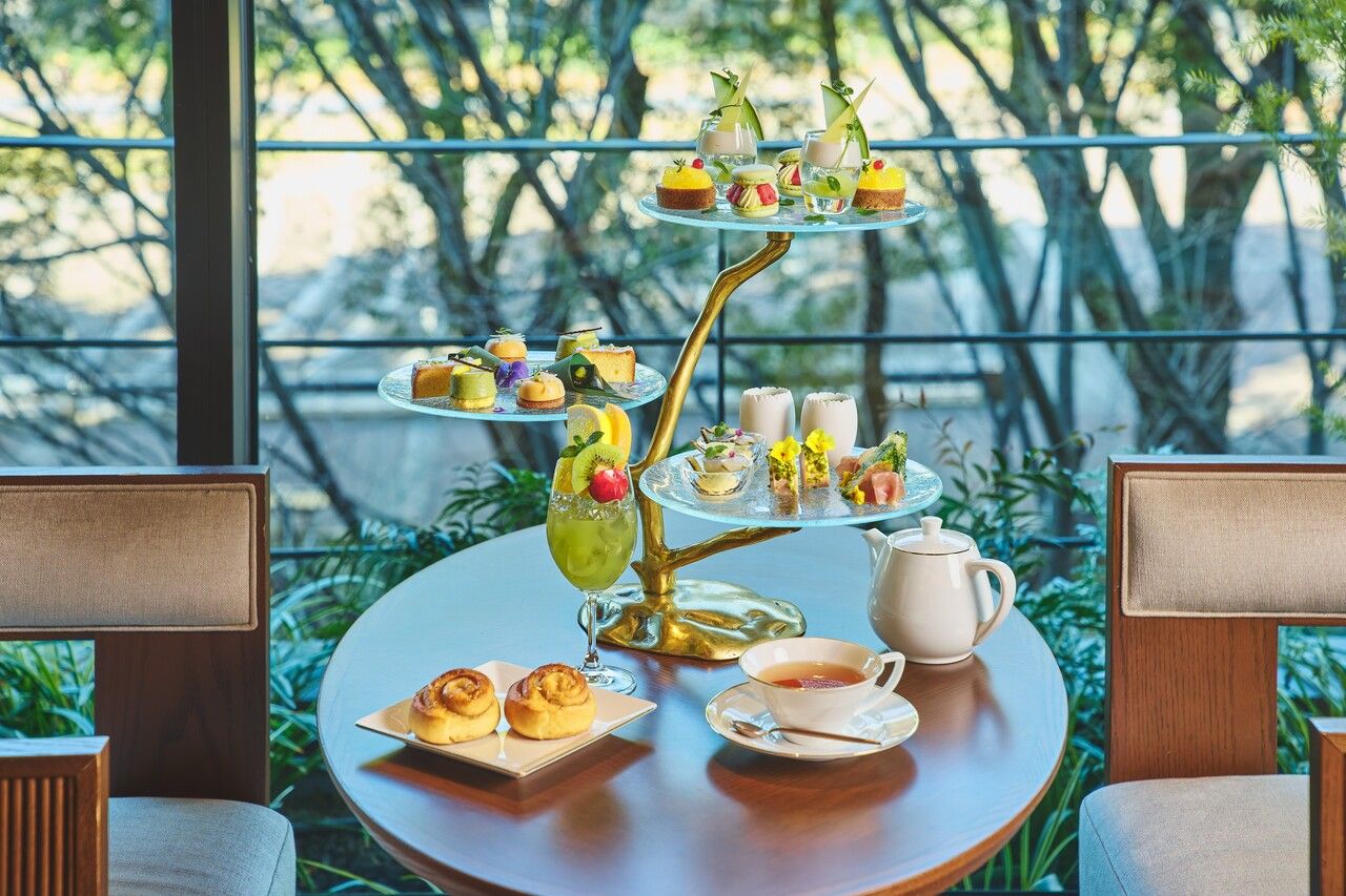 TIAD Afternoon Tea “爽” ～春から夏への移ろい/乾杯用グラスシャンパーニュ付