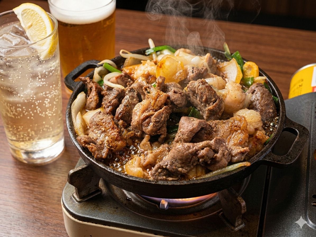 Set especial de cordero Shabu y Horujin