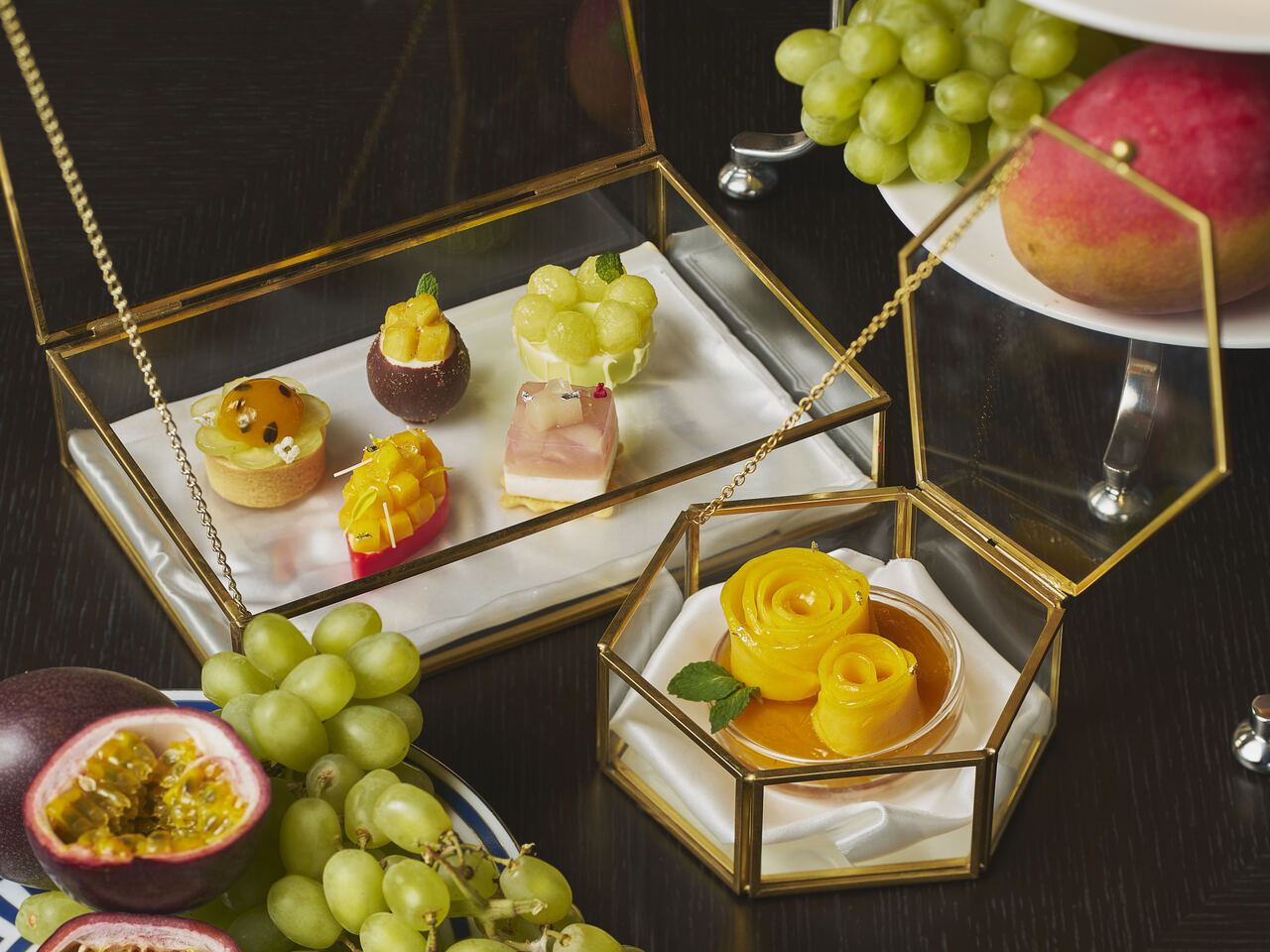 Summer Fruit Afternoon Tea + Glass of Champagne