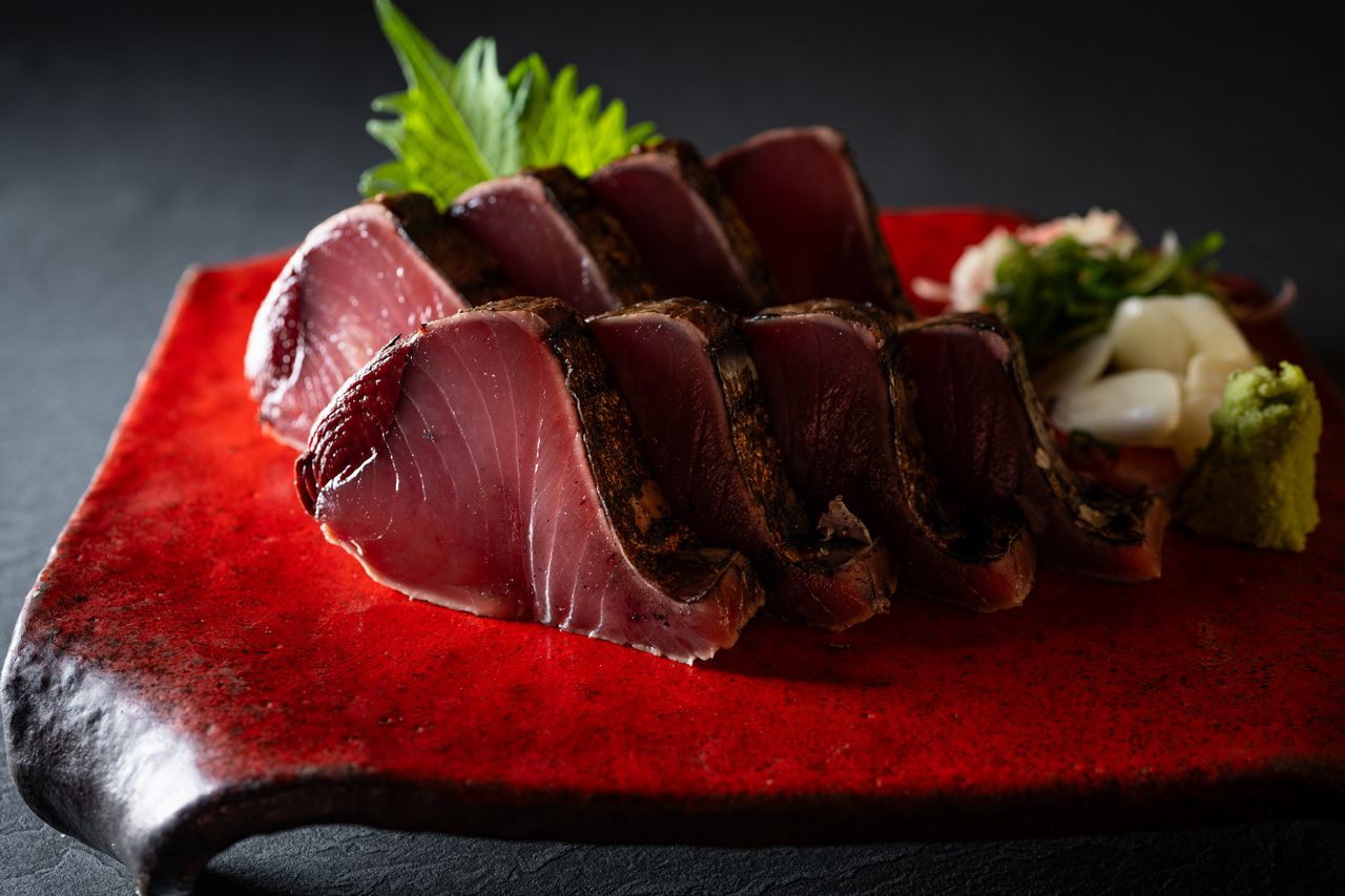 6月～【土佐の地酒飲み放題】名物かつをの藁焼き塩たたきと鶏もも肉の藁焼き全13品！【鳴子コース】