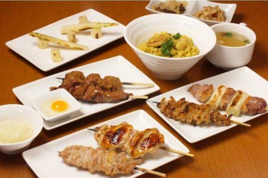 焼き鳥コース 3800円(税別)