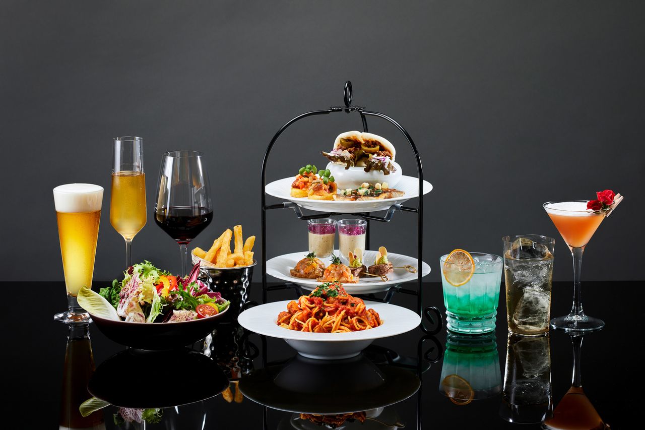 [Evening Afternoon Tea] 9 dishes including sea bream and pork confit + 2 hours of all-you-can-drink including champagne (June 1st - July 31st)