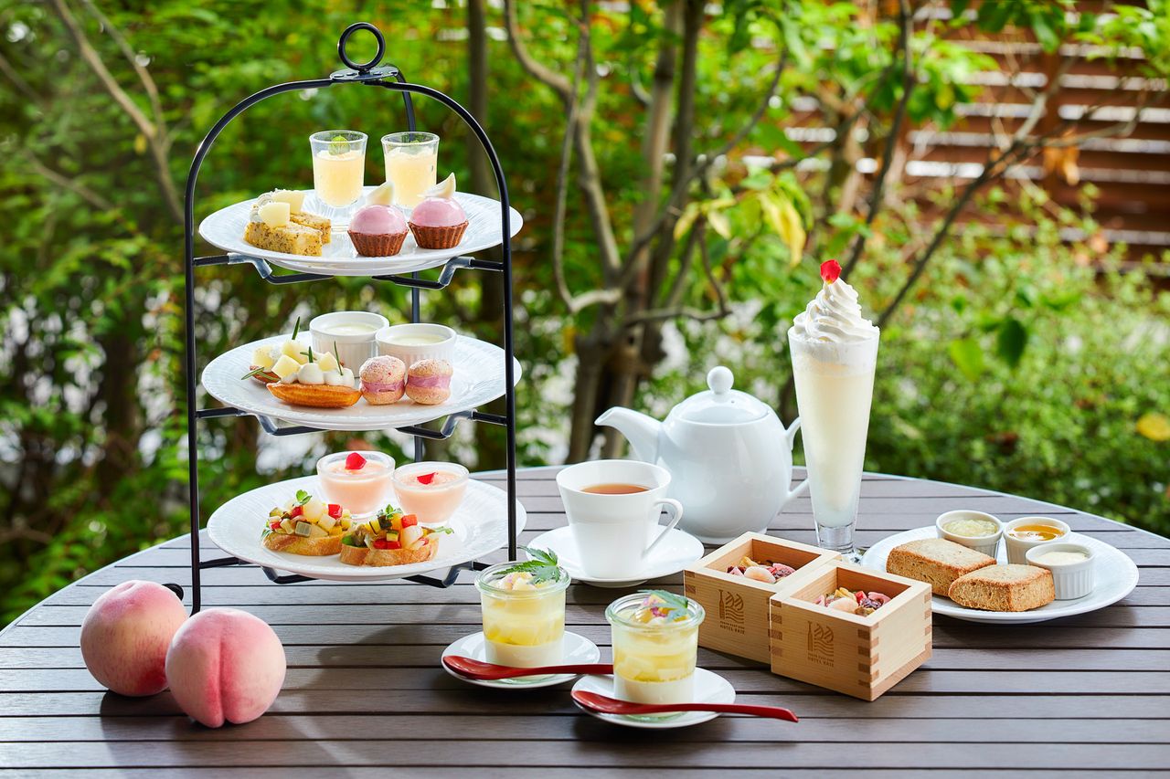★10% OFF Exclusive Offer on Our Official Website★Peach Afternoon Tea + Frappé & Coffee Free + Scones 