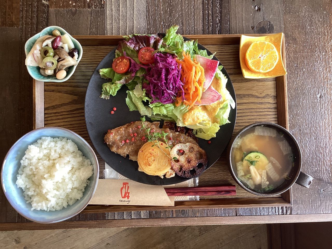 【A】つむぎランチ　～つむぎ発酵トンテキ～