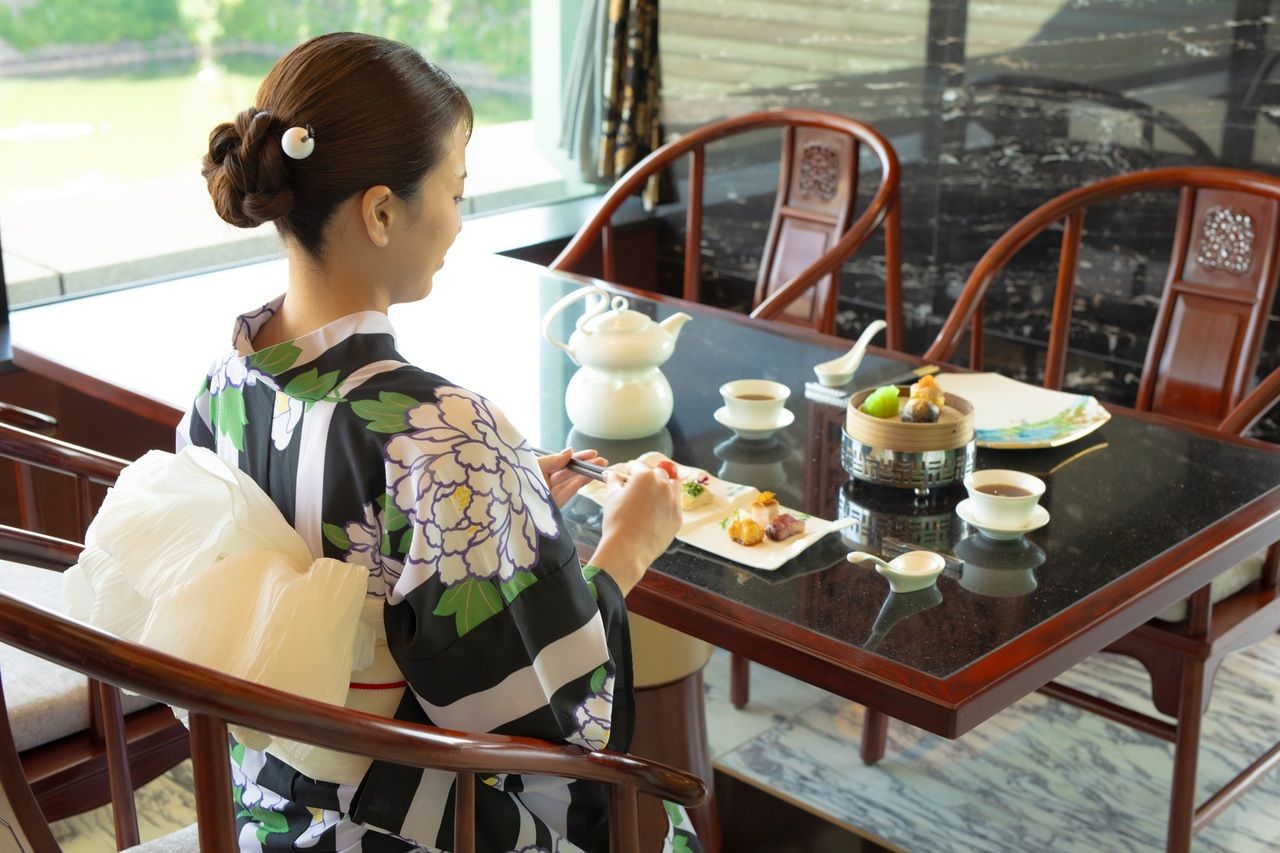 【浴衣で愉しむ美食プラン】11:30（11:00来館）