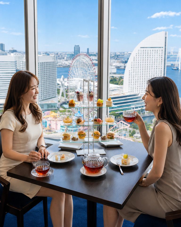 Guaranteed window seat: Celeste Afternoon Tea × Premium French Black Tea Plan [Limited to 20 guests per day]