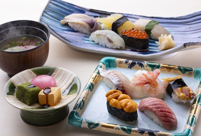 [Lunch only] Set menu of 10 sushi pieces