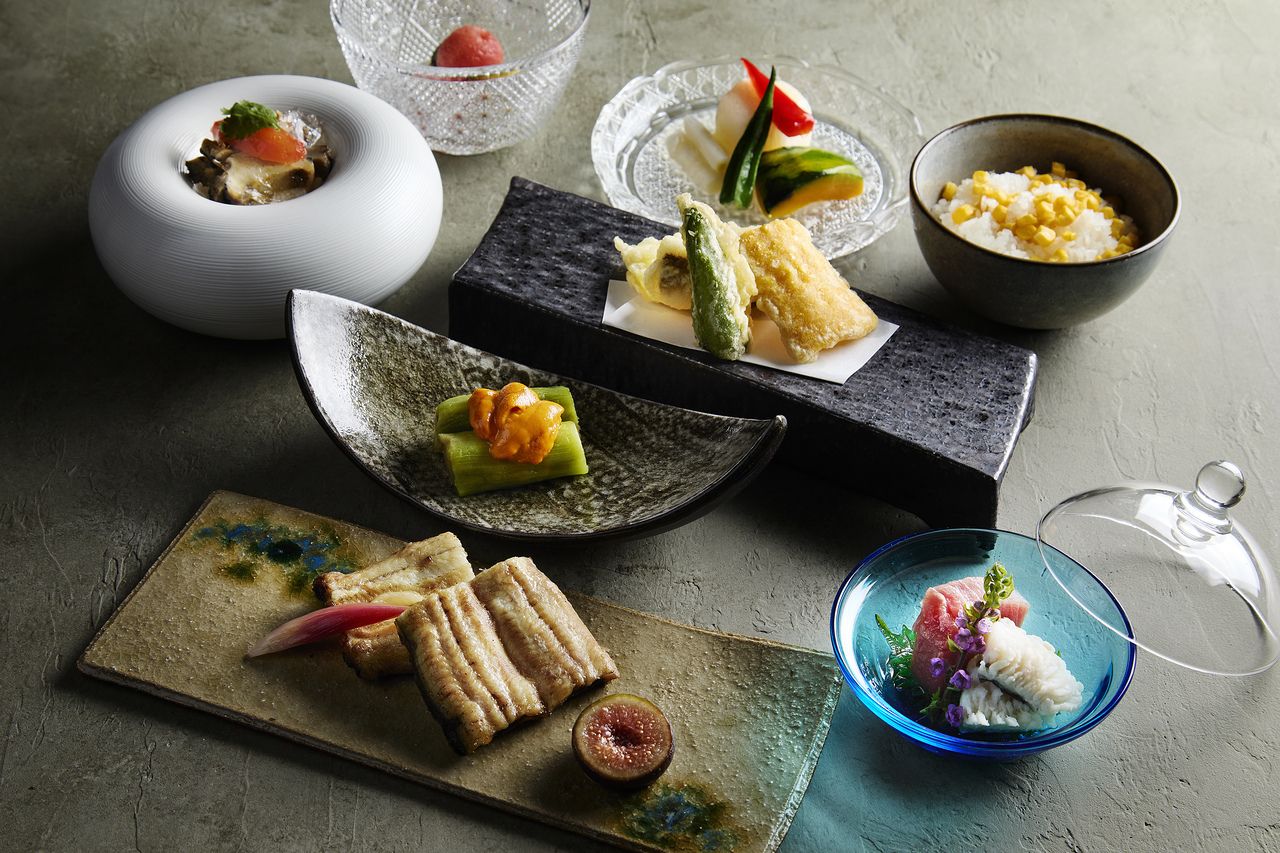 【Limited-Time Offer】[Dinner : Hasu] A kaiseki multi-course meal featuring summer ingredients (8 dishes total)