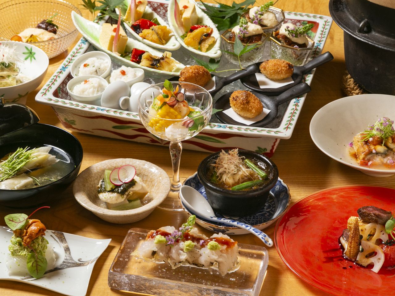 《東京美食めぐり2026夏》特別限定ラグジュアリーコース（夜）【ワンドリンク付】