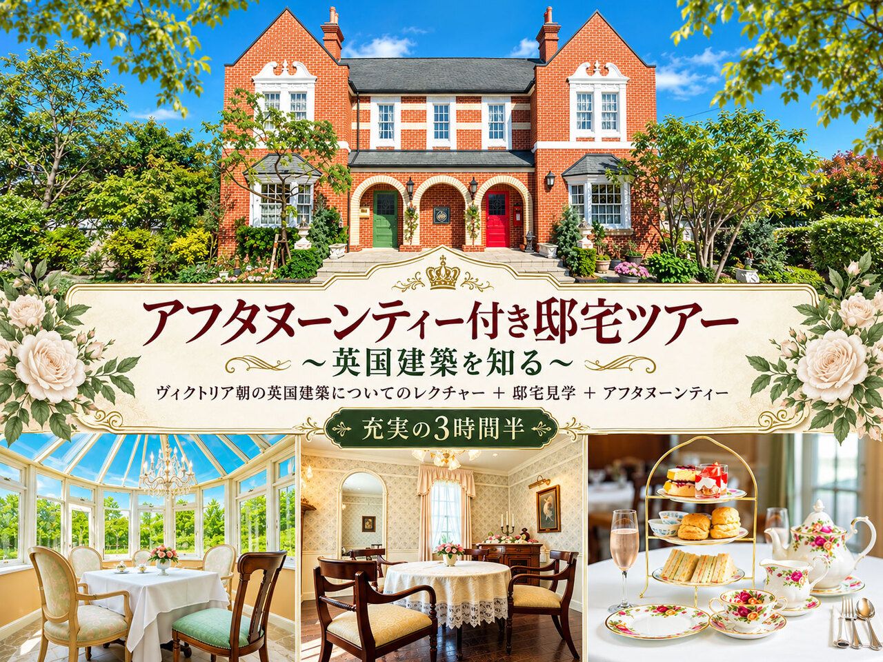 Mansion Tour with Afternoon Tea ~ Learning about British Architecture