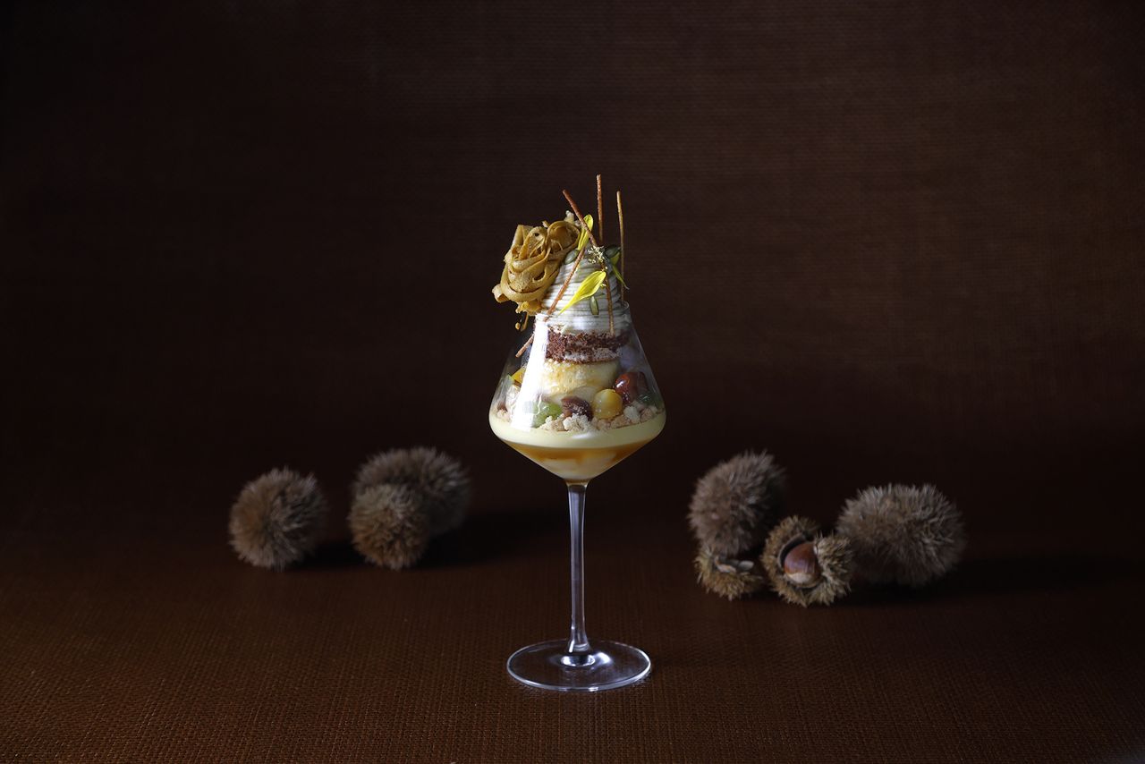 🌰 [Weekdays only, September 1–November 30!] Japanese Chestnut Mont Blanc Parfait 🌰— includes coffee or tea