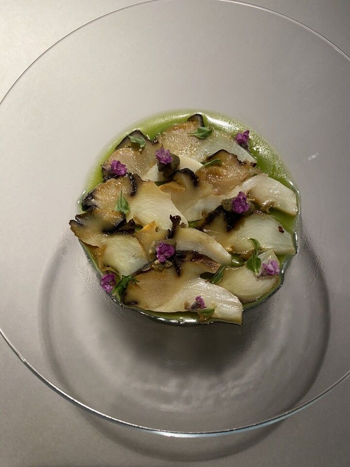 Wine pairing with a seasonal Omakase Course