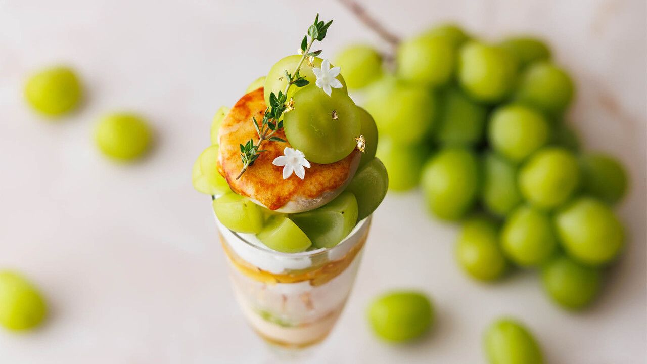 [Weekdays Only] Yamagata-grown Shine Muscat parfait lunch