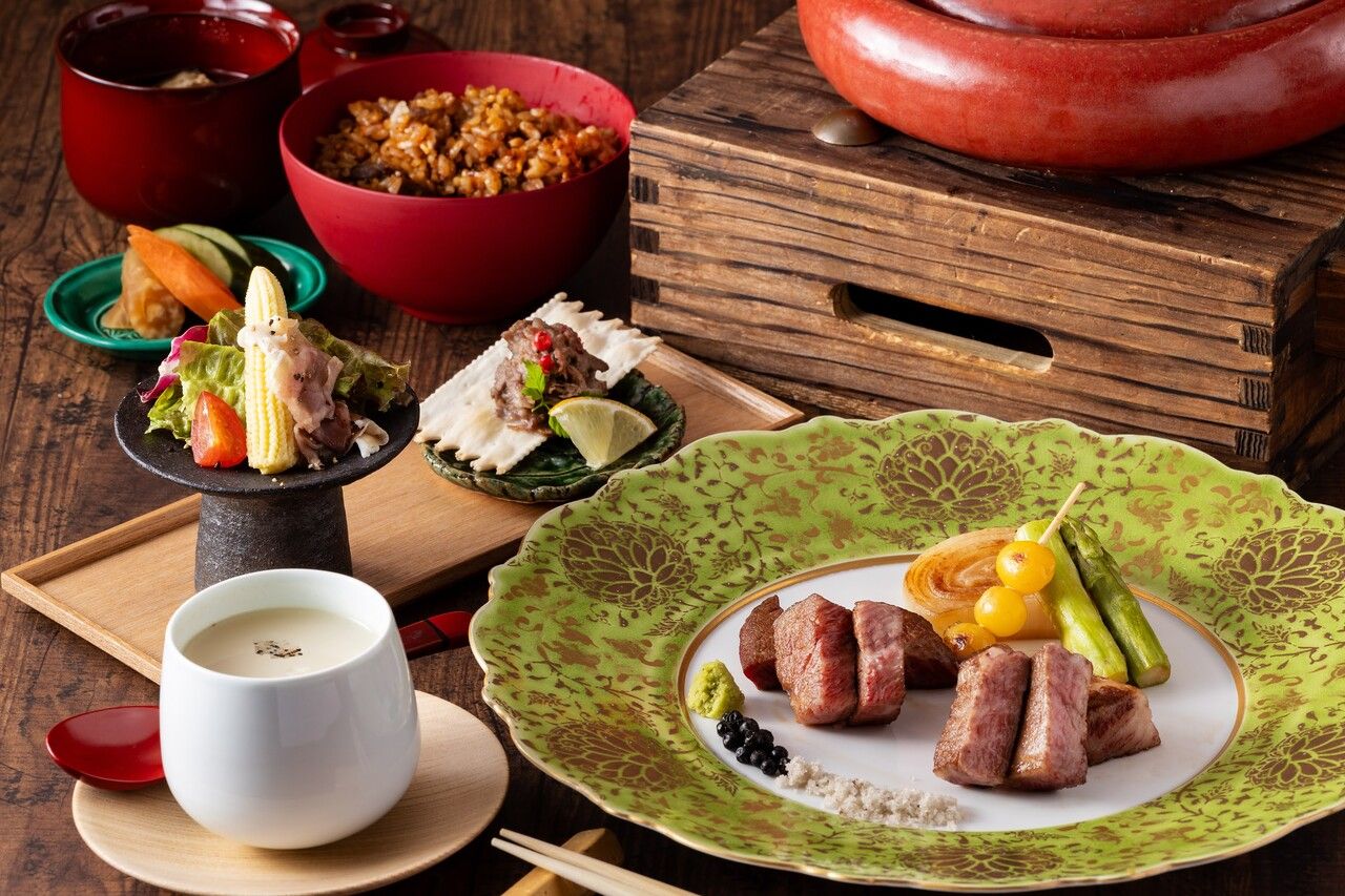 【午餐】宫崎黑毛和牛里脊肉·瘦肉牛排套餐