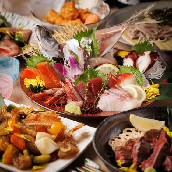 [Autumn Flavors] Matsutake shabu-shabu and rice cooked with crab and ikura – 8 dishes total, 7,800 yen