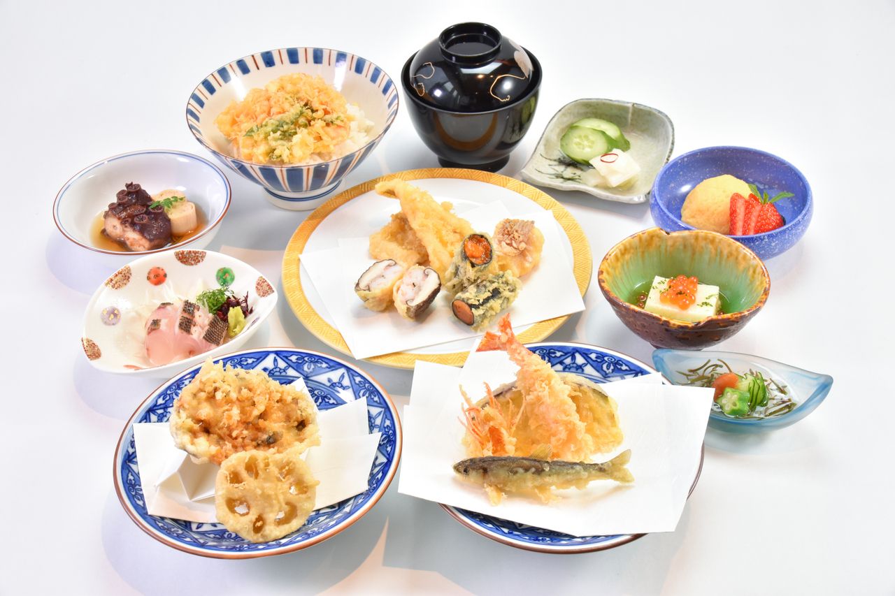 [天麩羅コース]「翔風」@12,100 (ディナー)