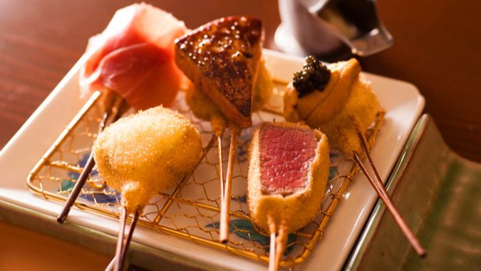 Best Kushiage (Fried Skewers) Restaurants in Amerikamura Best Kushiage (Fried Skewers) Restaurants in Amerikamura
